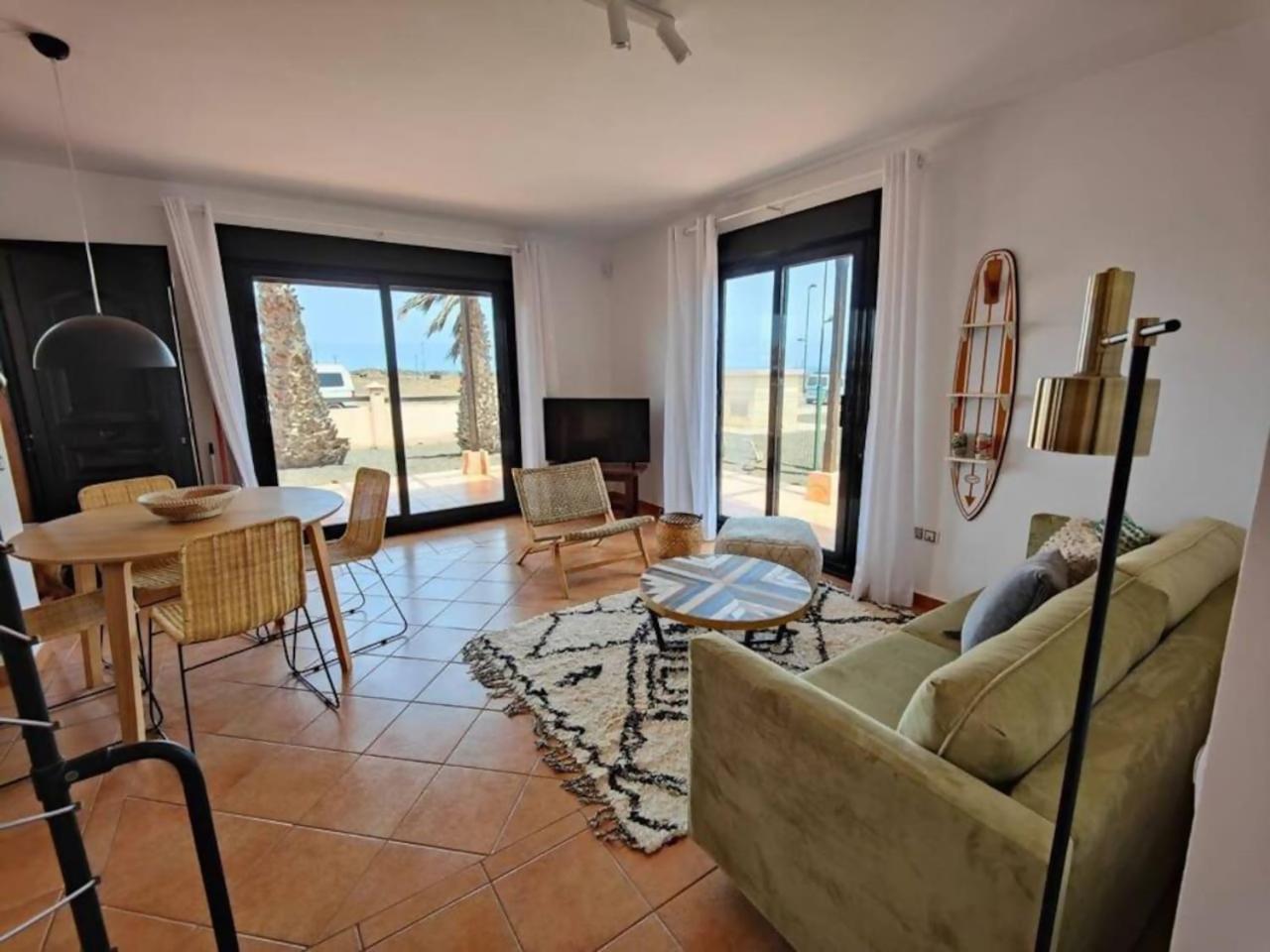 Villa Moana Vistas Al Mar Y Jacuzzi Lajares Exteriör bild