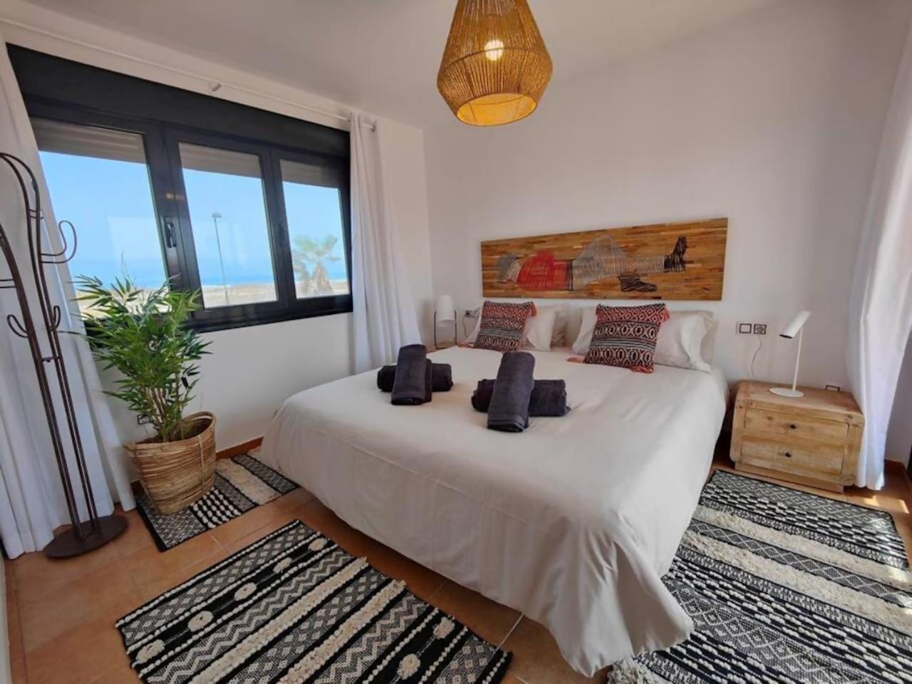 Villa Moana Vistas Al Mar Y Jacuzzi Lajares Exteriör bild